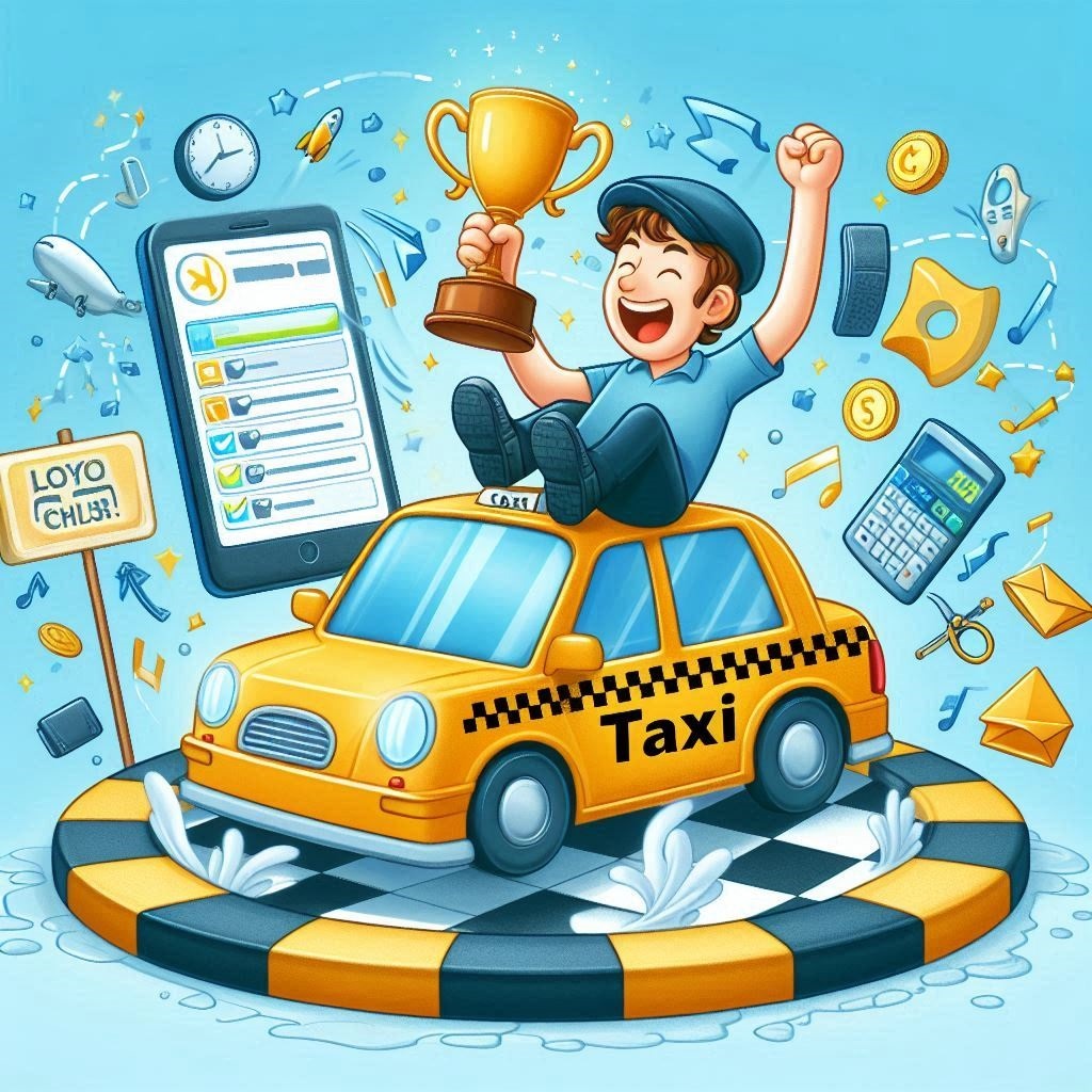 Odporúčania súťaže na sociálnych sieťach pre taxislužby.